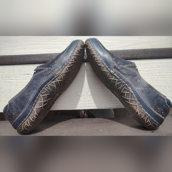 L'Artiste Spring Step Libora Slip On Womens Shoe Size 38 EU 7 US NavyBlue Floral - Picture 7 of 9